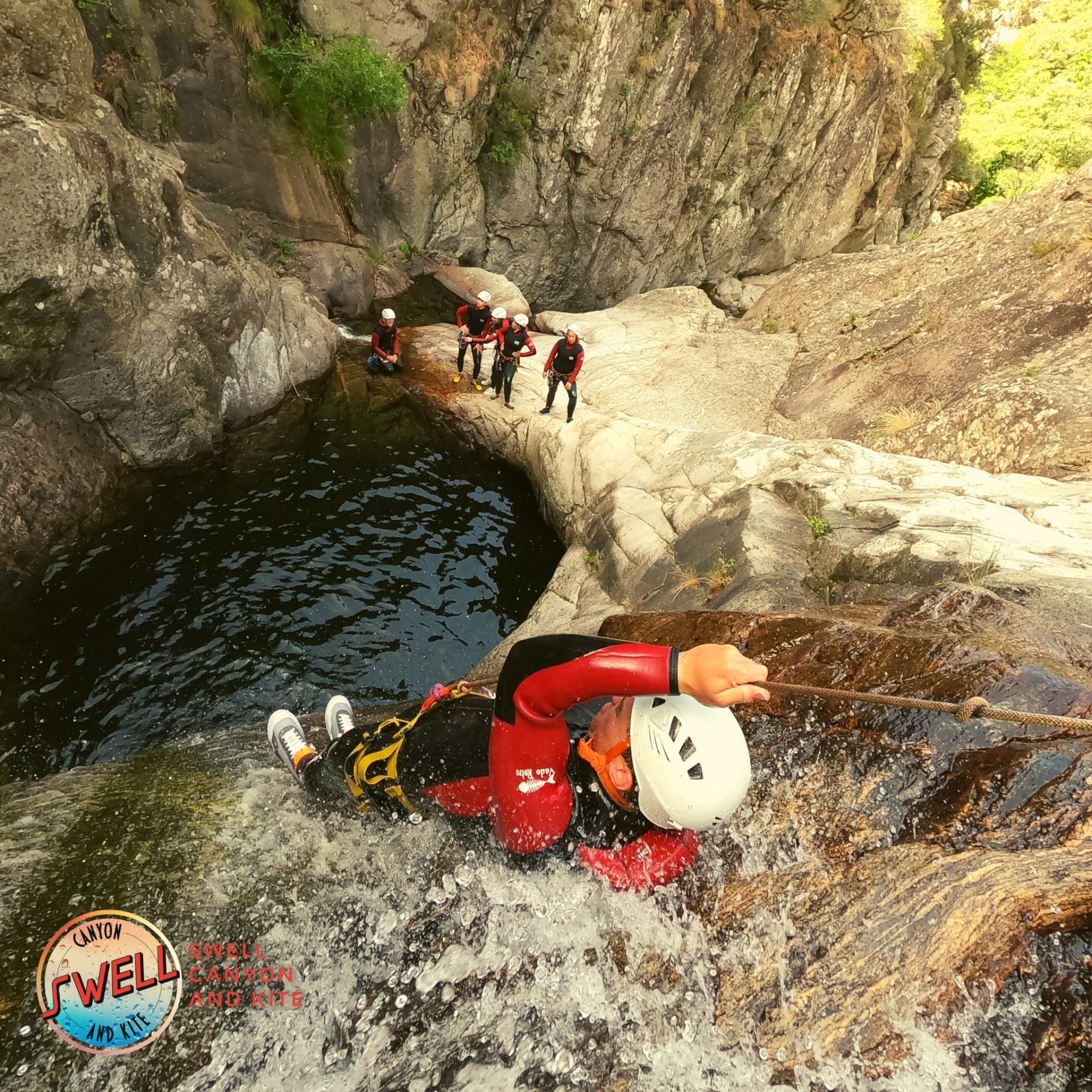 Swell canyoning